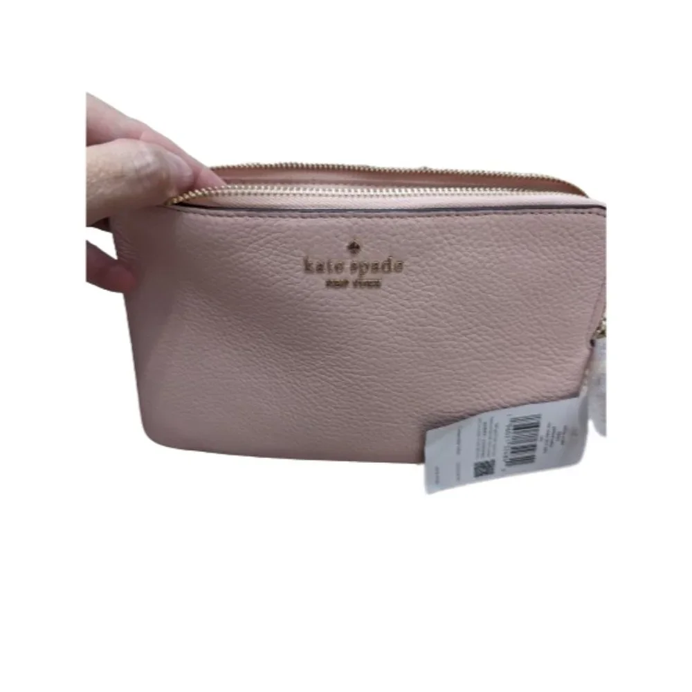 Kate Spade Leila Rose Smoke Medium L Zip Wristlet